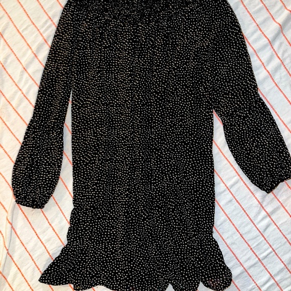 Black and white polka dot Zara dress size small - Picture 1 of 3